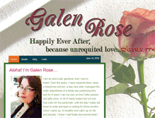 Tablet Screenshot of galenrose.com